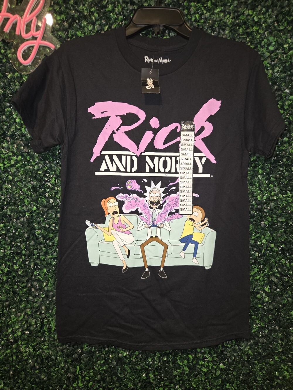 New Rick and Morty shirt Size Adult Small Cartoon Network Adult Swim Unisex